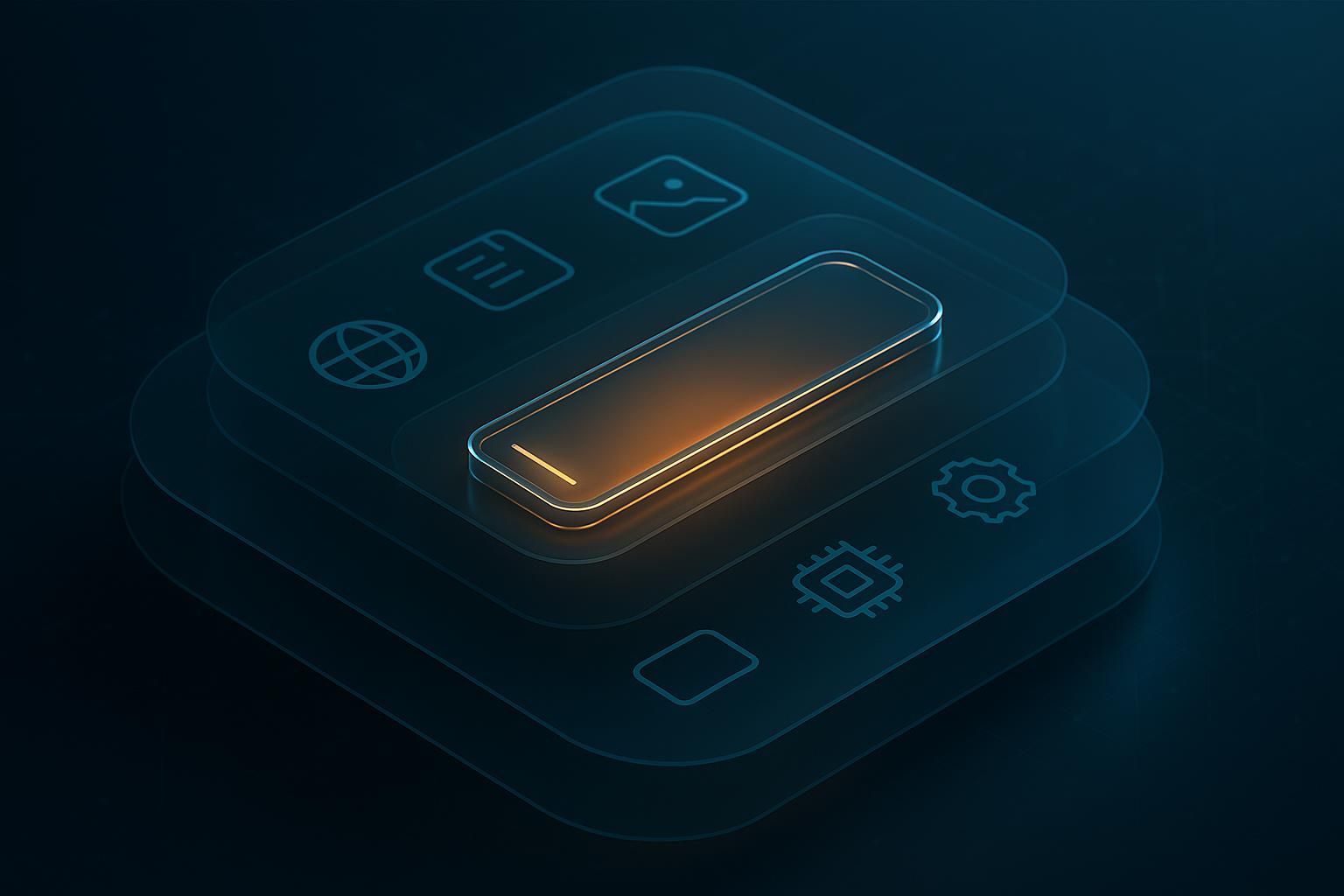 Diagramm: Prompt im Zentrum, umgeben von Kontext – System-Prompt, Memory, Dokumente und Websuche.